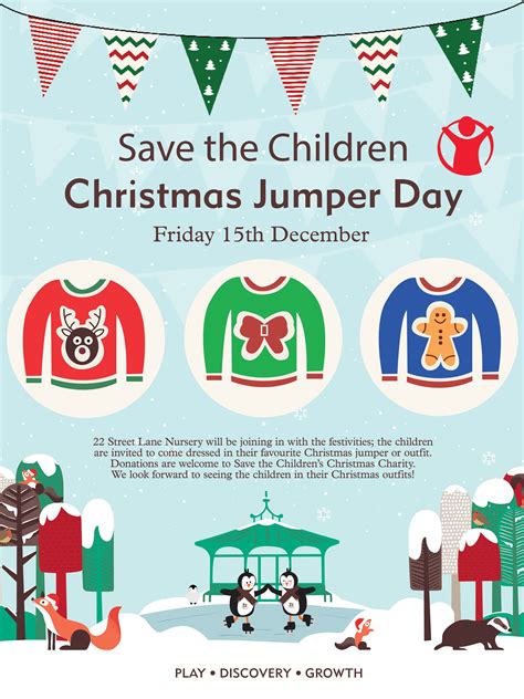 christmas jumper day poster